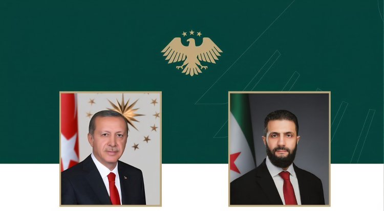 هاتفياً الرئيس الشرع يبحث مع الرئيس أردوغان مستجدات الساحة السورية وسبل تعزيز الاستقرار