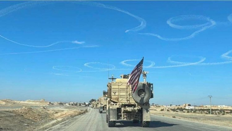 عاجل: رتل لـ التحالف الدولي يدخل مدينة دير حافر بريف حلب، وسط تحليق للطيران الحربي والمروحي.